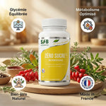 Zéro Sucre Berbérine gélules avec baies et bénéfices : glycémie, métabolisme, bien-être naturel
