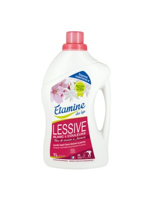 Lessive liquide Fleur de cerisier & Jasmin d'1L d'Etamine du Lys