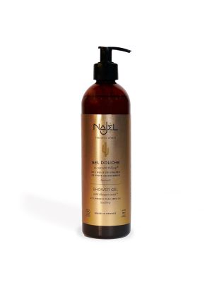 Gel douche flacon-pompe au savon d'Alep et huile de graines de figues de barbarie en 500 ml de Najel