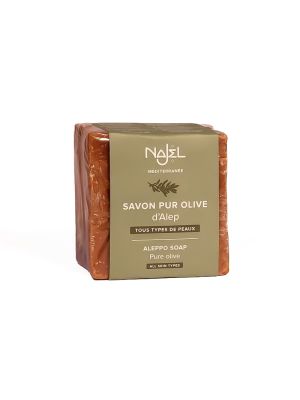 Savon d'Alep pur olive de 190 g de la marque Najel