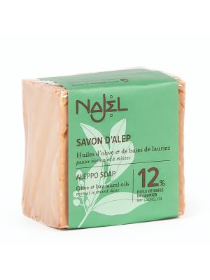 Savon d'Alep 12% HBL de 180 g de la marque Najel