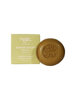 Savon d'Alep au Jasmin bio de 100 g de la marque Najel