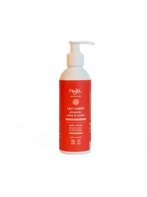 Lait pour le corps Fleur de Tiaré certifié bio en format 200 ml de la marque Najel
