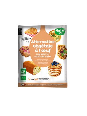 Alternative végétale à l'oeuf bio en sachet de 40g de Nat Ali