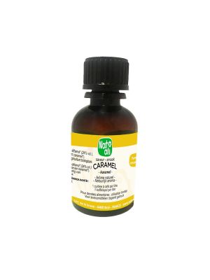 Flacon d'arôme naturel de caramel bio en 30 ml de Nat Ali
