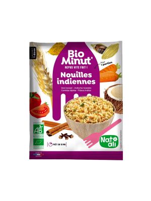 Nouilles Indiennes bio en sachet de 80 g de Nat Ali