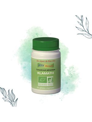 Klamath bio et vegan de 60 gélules végétales de la marque Aosa Véritable