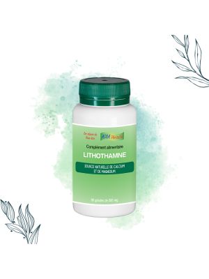 Pilulier de 90 gélules végétales de Lithothamne de la marque Aosa Véritable