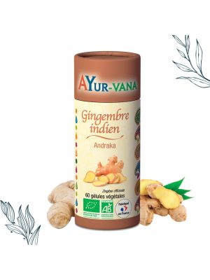 Gingembre en gélules Ayurvana