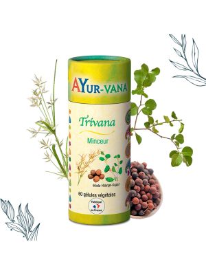 Pilulier de 60 gélules de Trivana de la marque Ayurvana