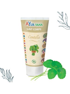 Lait corps à la centella bio en tube de la marque Ayurvana