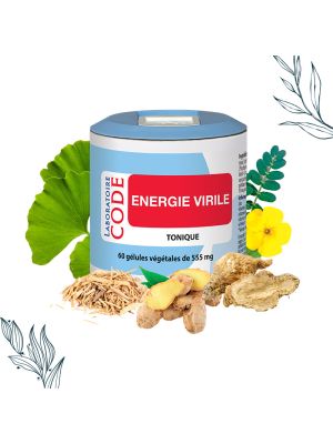 Energie Virile en 60 gélules végétales de Laboratoire Code