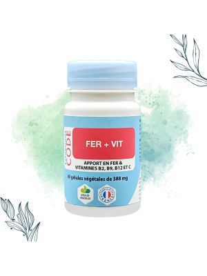 Fer+Vit en 60 gélules végétales de Laboratoire Code