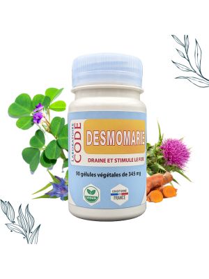 Desmomarie en pilulier de 90 gélules végétales de la marque Laboratoire Code