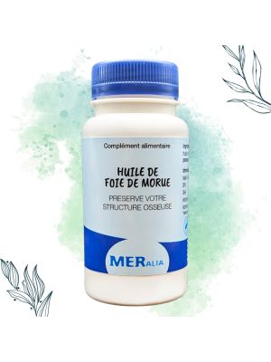 Huile de foie de morue en capsules molle de la marque MERalia