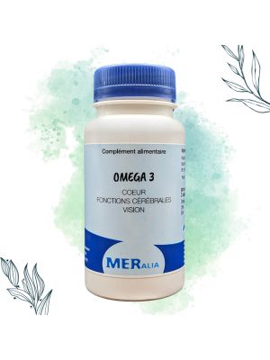 Oméga 3 en capsules molles de la marque MERalia
