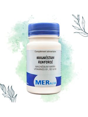 Magnésium renforcé en 60 gélules végétales de la marque MERalia