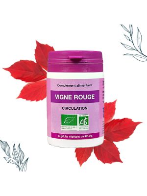 Vigne rouge bio en gélules de la marque Vinophénols
