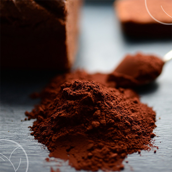 Photo de poudre de cacao