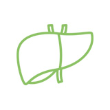 Pictogramme d'un foie