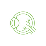 Pictogramme d'un oeil de profil