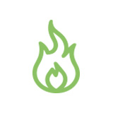 Pictogramme d'une flamme